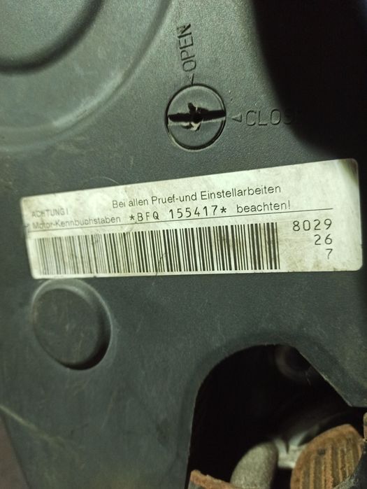 Двигун мотор двигатель BFQ 1.6 mpi VW Skoda Audi Seat