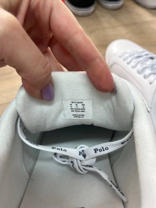 Чоловічі кеди оригінал Polo Ralph lauren розмір 49