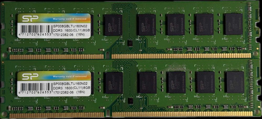 Pamięć RAM DDR3 Silicon Power 2x8GB 16GB 1600MHz
