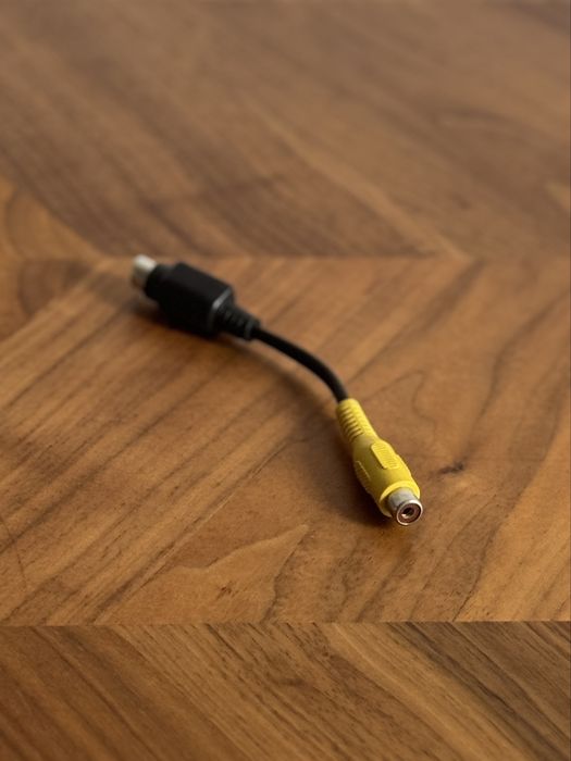 Przejściówka/adapter - RCA na 4-pinowy mini-DIN (S-Video), dł. 14 cm