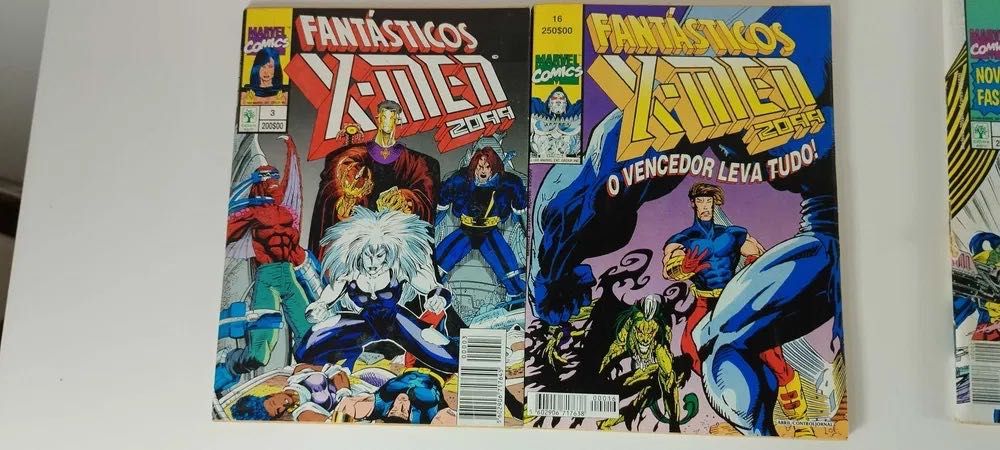 Lote 19 Revistas BD Marvel Comics X-Men e Wolverine em Português