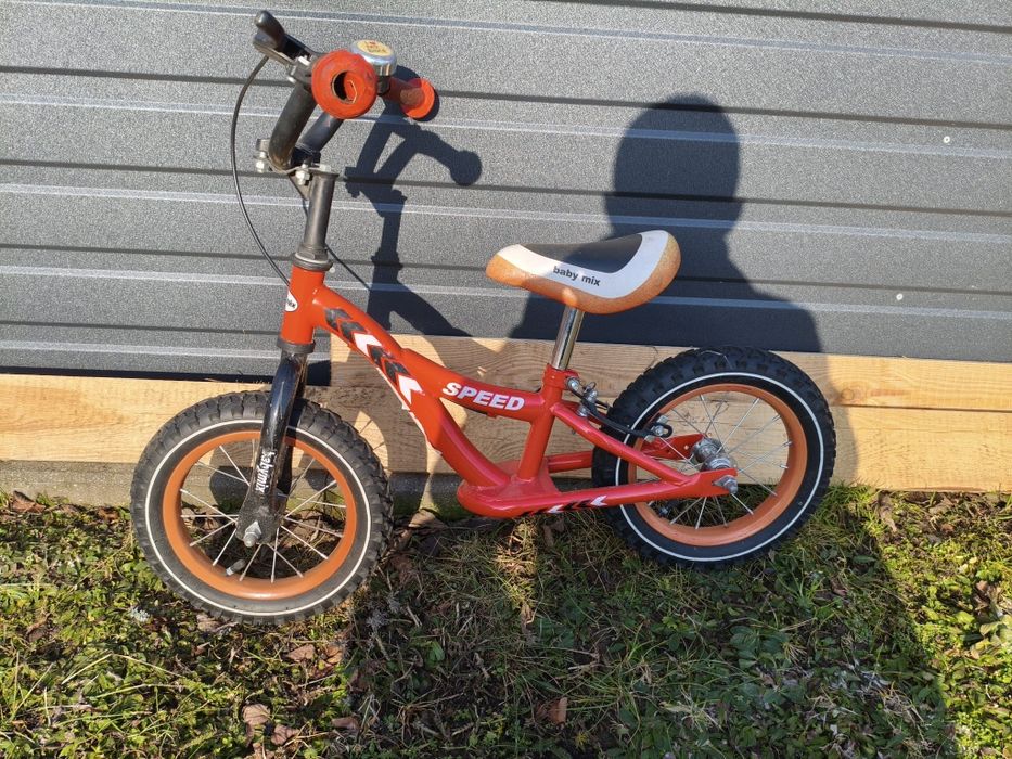 Rowerek biegowy baby mix speed czerwony