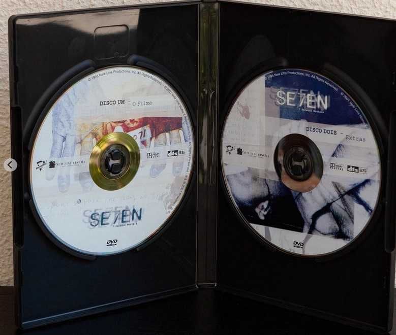 Seven - 7 Pecados Mortais  Se7en 2 DVD edição new line platinum