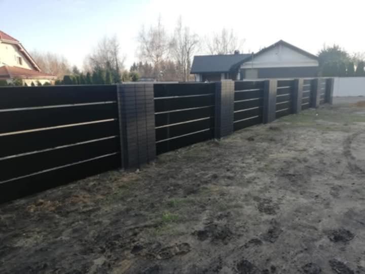 OGRODZENIE PALISADOWE PALISADA Ogrodzenie panelowe grzebieniowe słupek