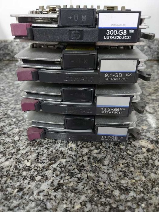 Discos HP 18.2GB a 300GB SCSI Ultra 320 3.5" Hot-Plug
