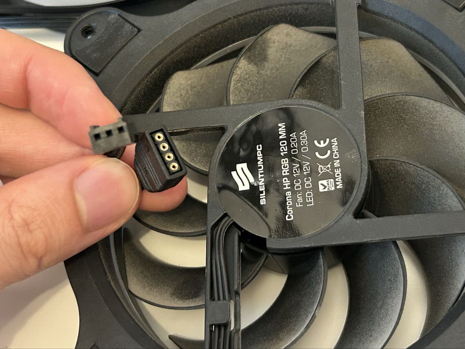 3x SilentiumPC Corona RGB - Wentylatory - 120 mm - 3 Pin