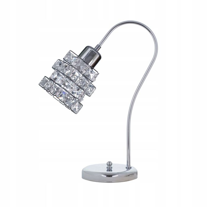 Lampa wisząca plus 2 lampki nocne CHROM KRYSZTAŁKI I DIAMENTY E27