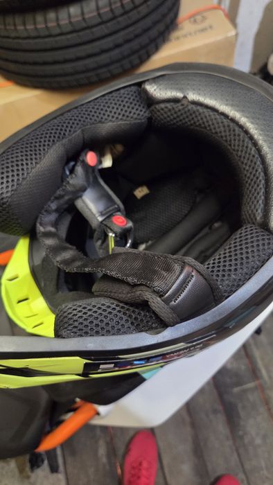 Kask motocyklowy plus gogle