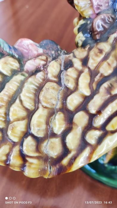 Galo em loiça Caldas