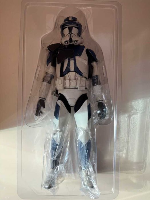 Figura Hot Toys Star wars Heavy Weapons Clone Trooper & Barc Speeder