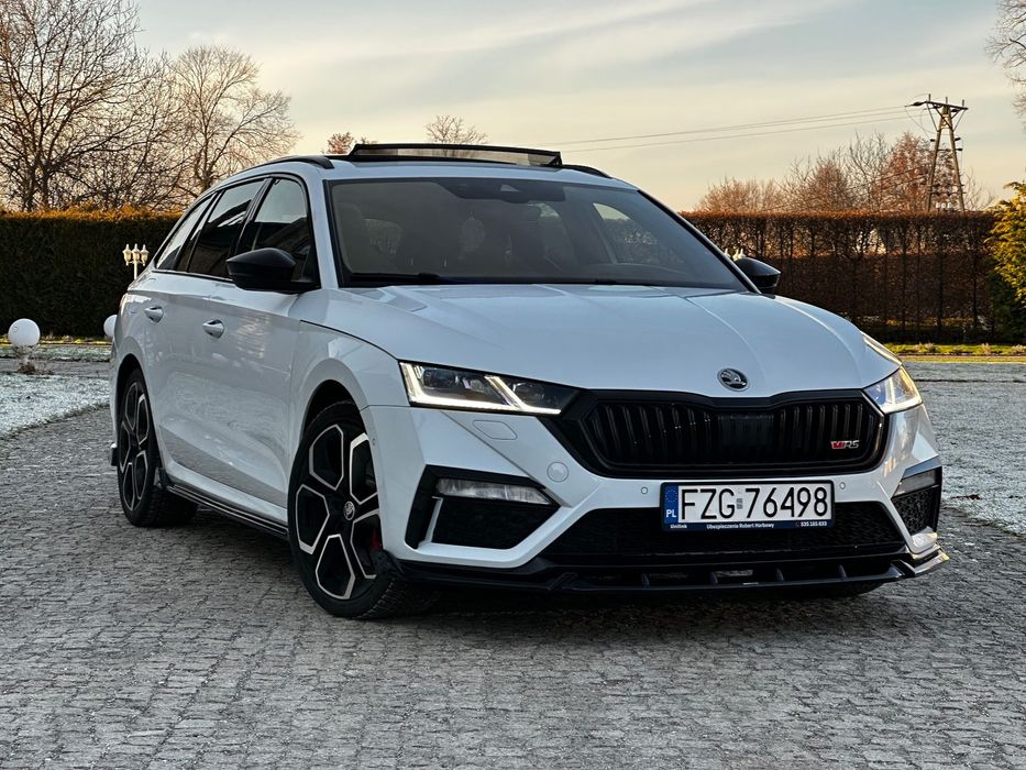 Skoda Octavia Benzyna 2.0 245KM Maxton Pół Skóra Alcantara Kubełki Masaże Panorama