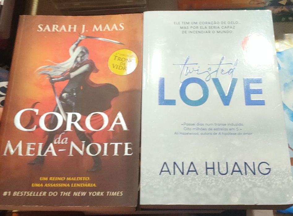 Livros Anna Huang,Sarah J Maas,Colleen Hoover entre outros