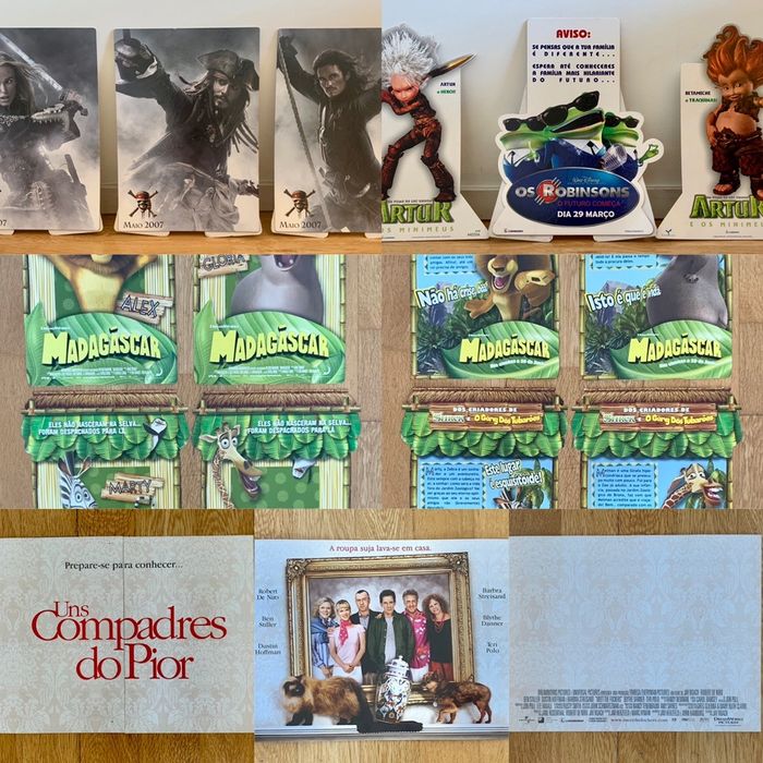Desdobráveis, posters e cartazes pop-up alusivos a filmes - 2004/08