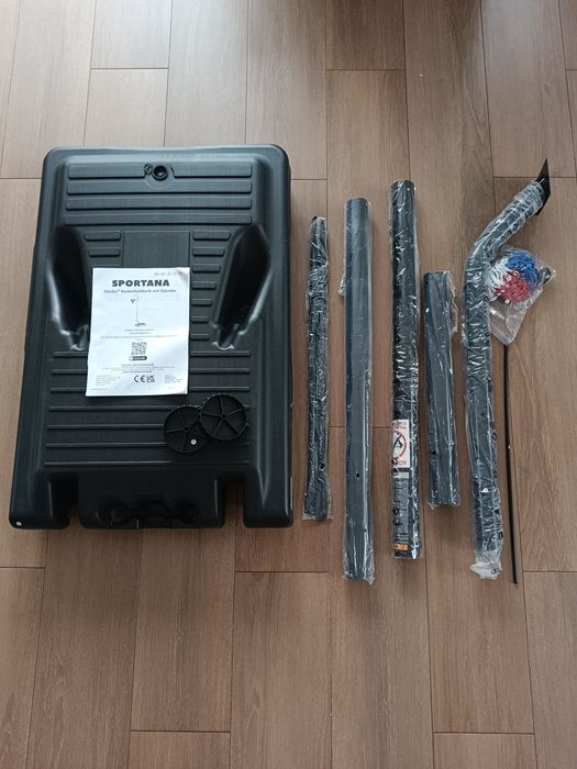 Stojak do kosza do koszykówki regulowany 257–305 cm (BEZ TABLICY I OBRĘCZY)