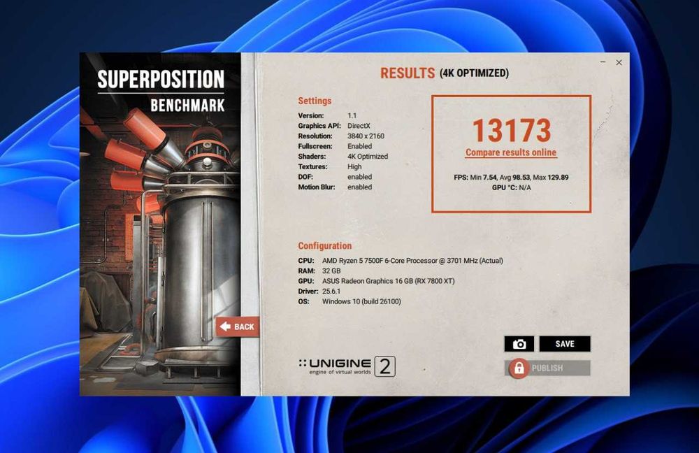 Ігровий ПК: AMD Radeon RX 7800XT Asus TUF 16Gb, Ryzen 5 7500F, DDR5