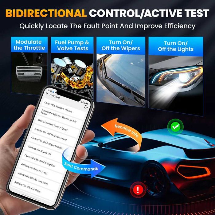 Автосканер Kingbolen Soloscan для FORD, BMW та VAG сканер помилок OBD2