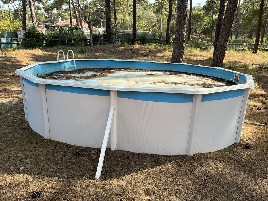 Piscina amovível 6mx3m com bomba e filtro astral