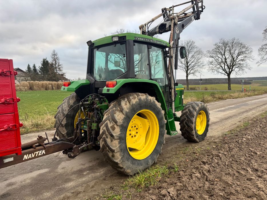 John Deere 6200 z turem samopoziomujący 3 sekcyjny sprowadzony