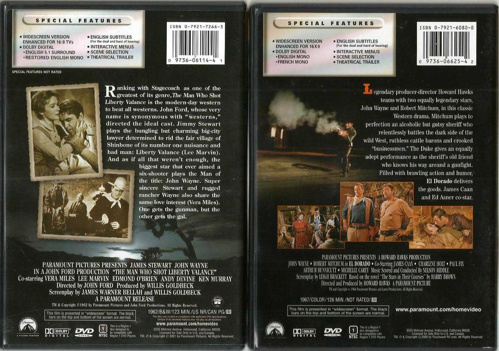 John Wayne DVD Gift Set -  5 DVD´S64585258219010122