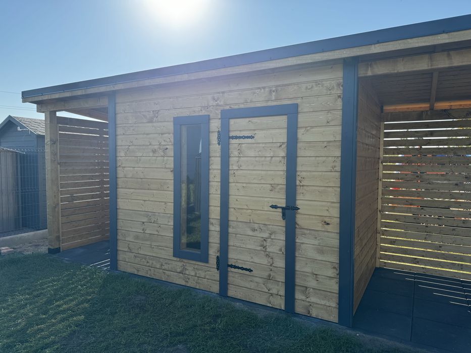 Tarasy, wiaty garażowe, zadaszenia tarasów, pomieszczenia gospodarcze