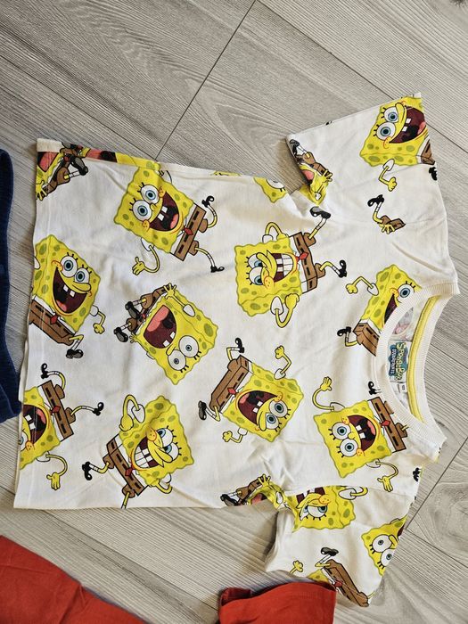 Komplety na lato dla chłopca Mario Marvel SpongeBob