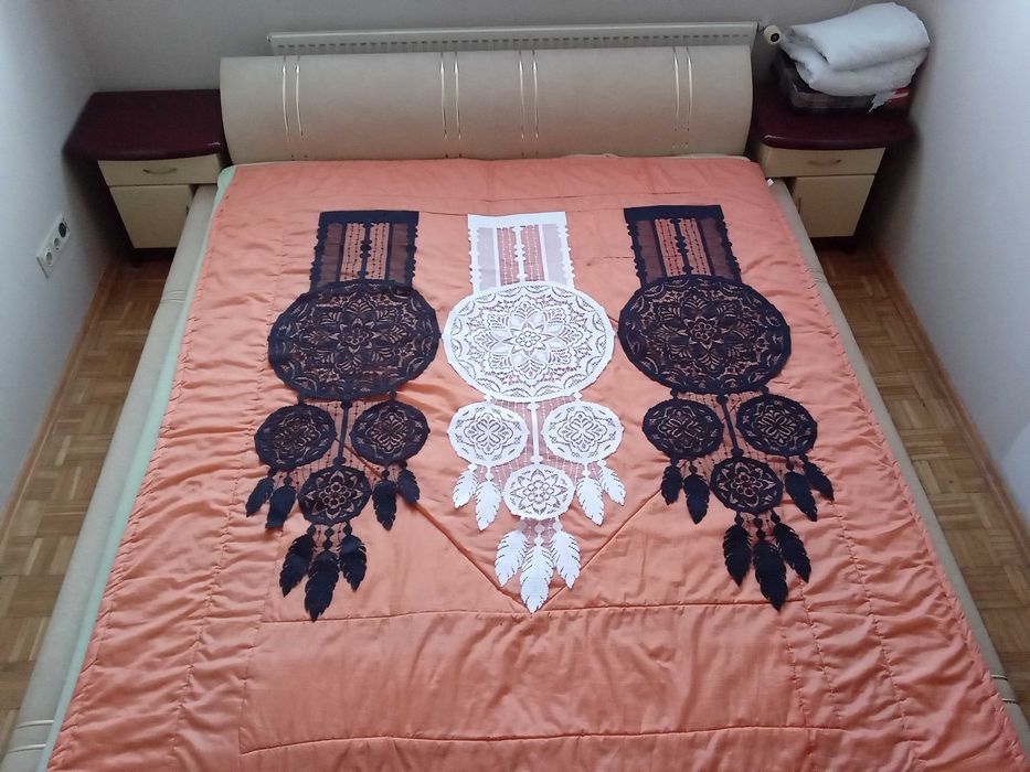Panel ażurowy firanka czarny 130x45