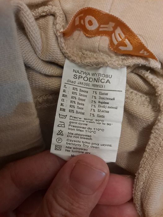 Spodnica jasna damska