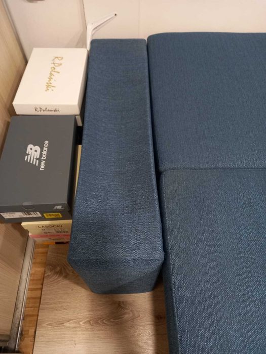 Sofa rozkładana grnatowa