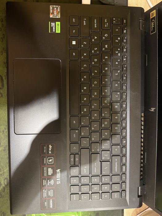 Ноутбук Acer Nitro V15 RTX 4060 /AMD R5 7535HS  / 16GB / 512TB M2