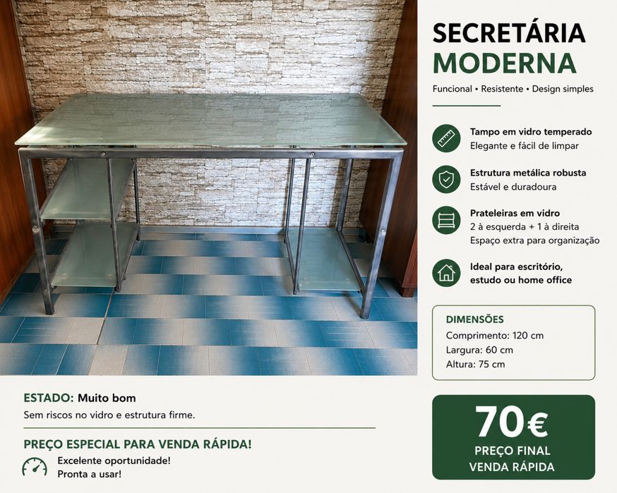 Secretaria  vidro