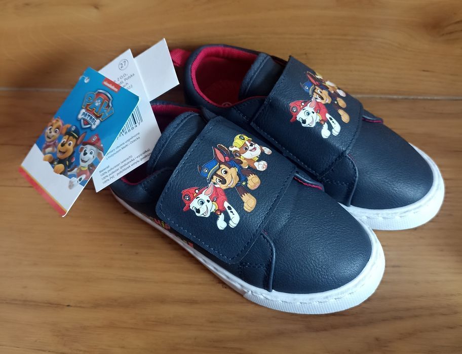 Tenisówki, buty na rzep Psi Patrol 27 trampki