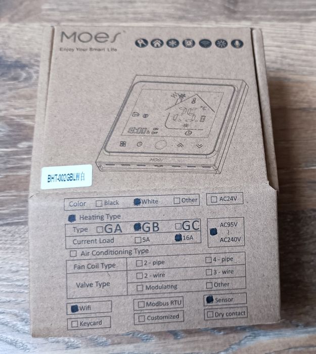 Розумний регулятор температури (WIFI Thermostat)