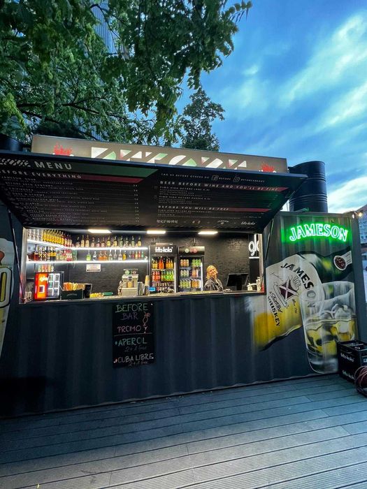 Kontener gastronomiczny - wyposażony - Beach Bar