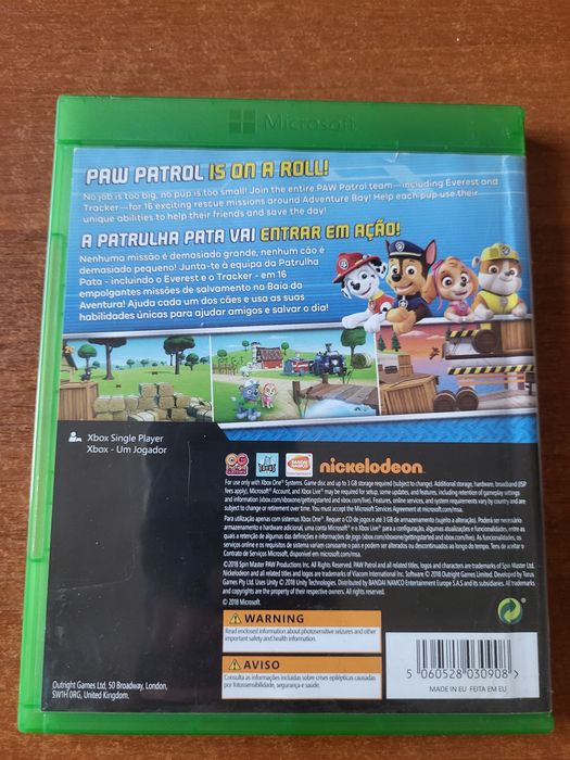 Paw patrol on a roll Xbox One