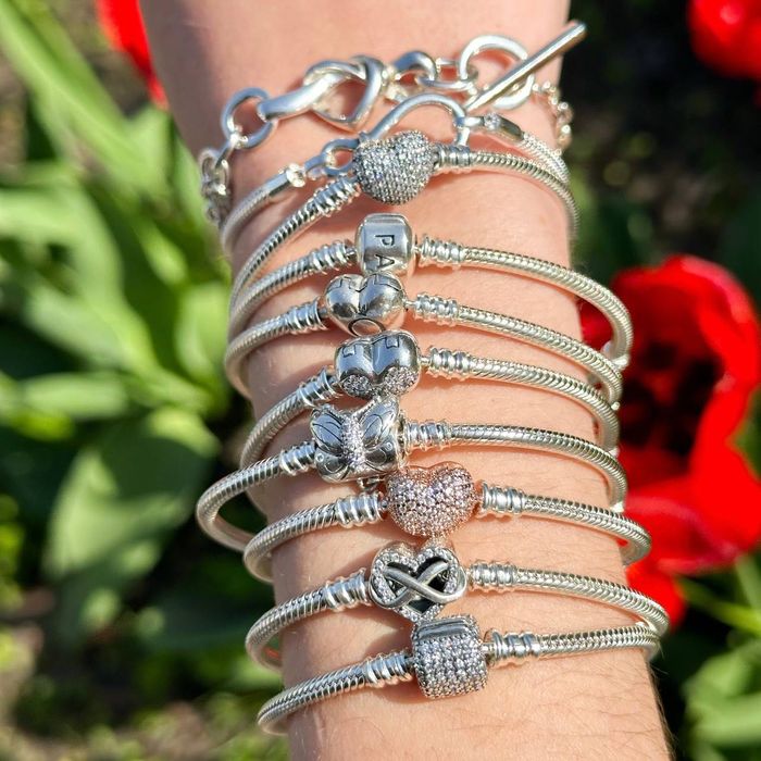 срібний браслет Pandora (925 проба)