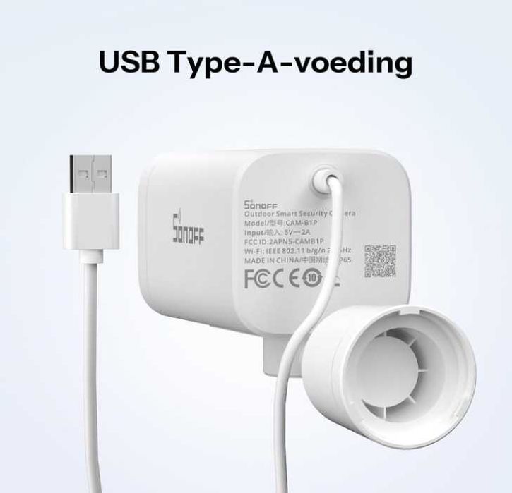 Câmera Vigilância Exterior WI-FI 2K Sonoff IP65