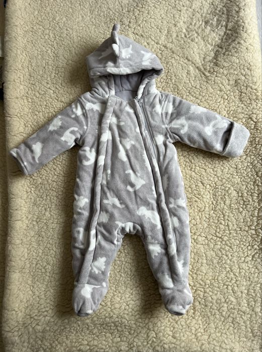 Комбінезон-чоловічок у стилі динозавра, флісовий, 3-6 місяців