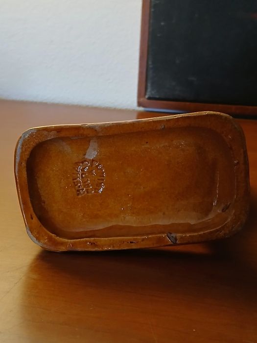 Paliteiro em faiança dascaldas da rainha