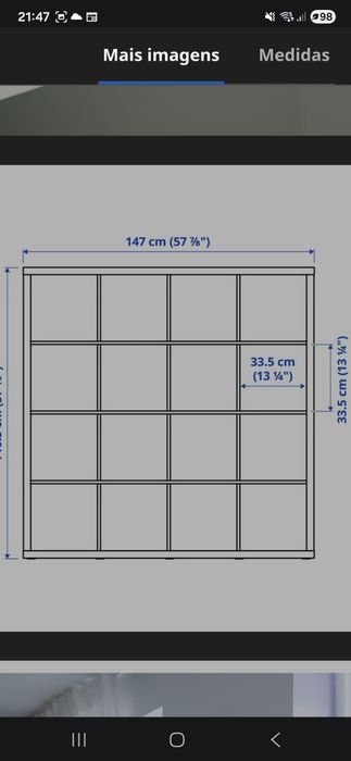 Estante IKEA usada