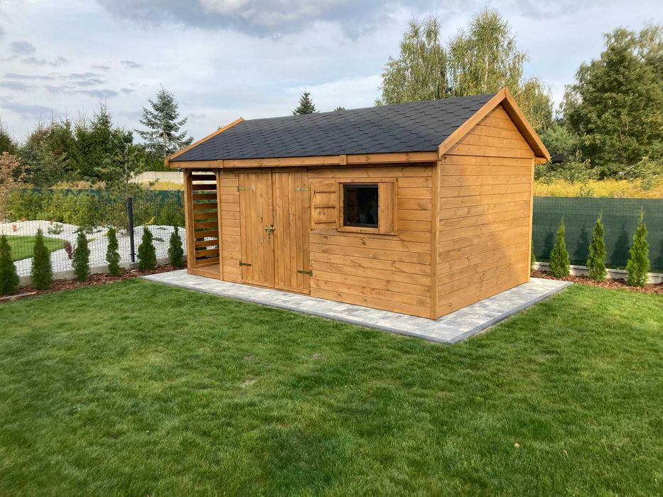 Domek narzędziowy Domek drewniany Drewutnia