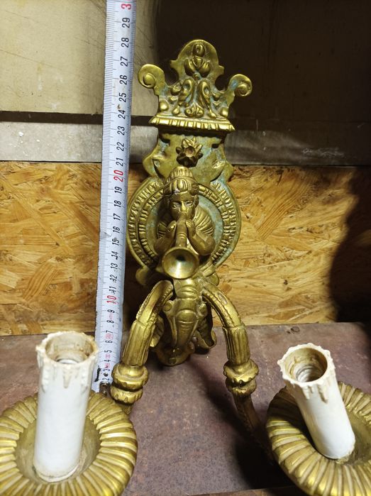 Бронзовые настенные бра эпохи Людовика XlV