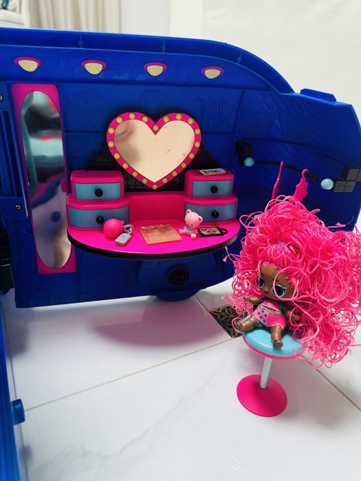 ІГРАШКА- Автобус для ляльок, синій Кемпер ЛОЛ