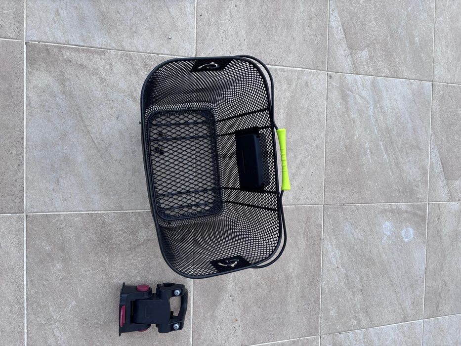 Cesto de Bicicleta Frente 500, 12 Litros, Guiador 22,2-31,8 mm