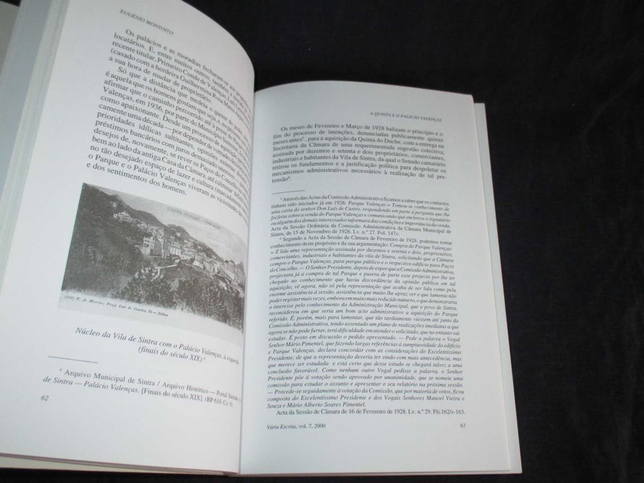 Livro Revista Vária Escrita nº 7 Sintra 2000