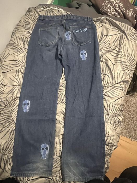 baggy spodnie jeansowe basic