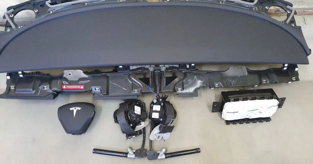 Kit de airbags, tablier e cintos de segurança para Tesla 3