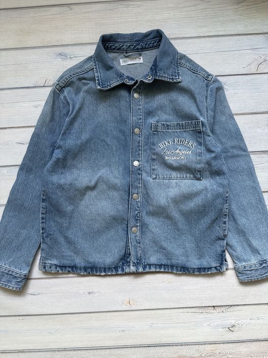 Джинсова  куртка, джинсовка Zara 152 б/у