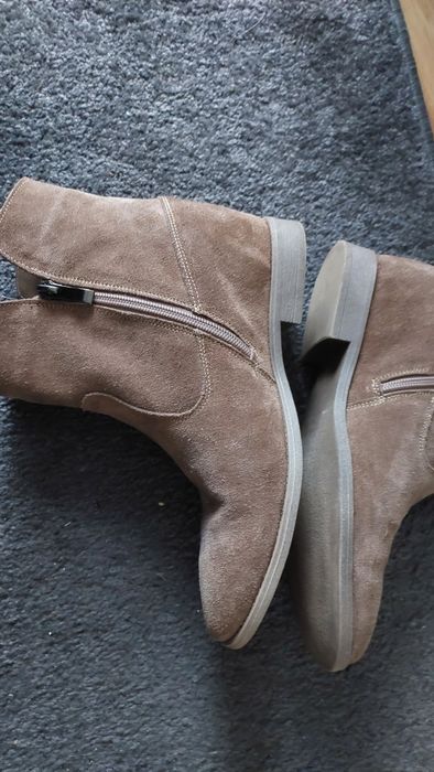 Botki zamszowe, rozm 40