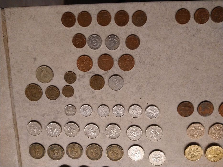 Monety zagraniczne różne lata kraje