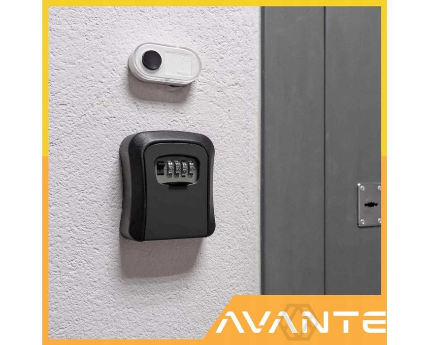 Metalowy Sejf Ścienny na Klucze Skrzynka Szafka Schowek Booking BnB